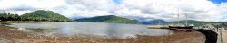 Inveraray Harbour  (Panoramic) Wallpaper