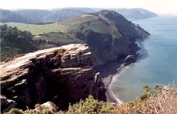 View from the Valley of the Rocks Wallpaper