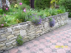 Garden Wall at Springfield Country Hotel Wallpaper