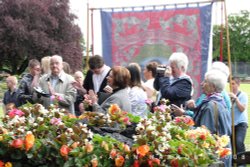 Spennymoor Heritage Banner at Durham Miners Gala 2008 Wallpaper