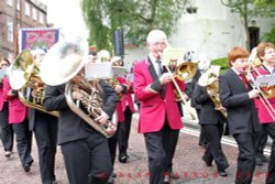 Spennymoor Heritage Banner at Durham Miners Gala 2008 Wallpaper