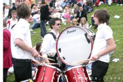 Spennymoor Heritage Banner at Durham Miners Gala 2008 Wallpaper