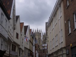 York Minster from the Shambles Wallpaper