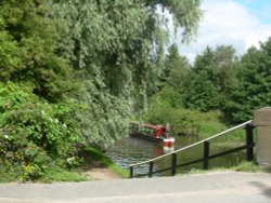 Canal barge Wallpaper