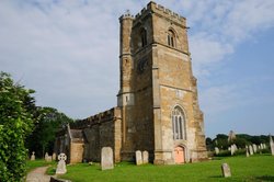 Abbotsbury Church in Dorset Wallpaper