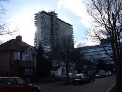 Tolworth Tower and Office Block Wallpaper