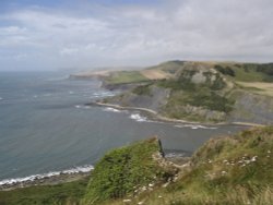 Chapmans pool towards Kimmeridge bay Wallpaper