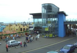 Pier Entrance Wallpaper