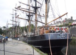 Tall Ships at Charlestown Wallpaper