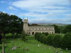 A view of Aysgarth, North Yorkshire Wallpaper