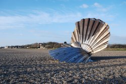 Sculpture on the Beach Wallpaper