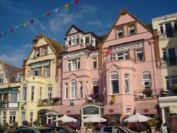 Bright colours in Sidmouth Wallpaper