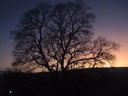 Winter Sunset - Cowshill, Weardale Wallpaper