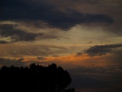 Evening sky, Padbury, Bucks Wallpaper