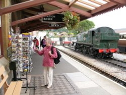 Minehead station platform Wallpaper