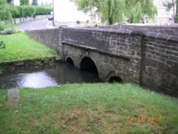 Village bridge Wallpaper