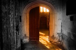 Church doorway Wallpaper