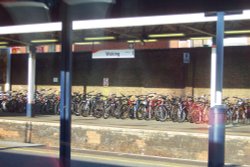 Bicycles at Woking Railway Station