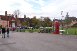 Village Green in Salisbury Wallpaper