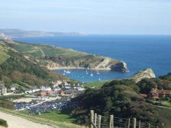 Lulworth Cove Wallpaper