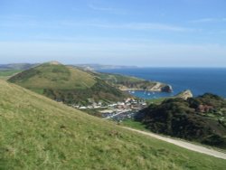 Lulworth Cove Wallpaper