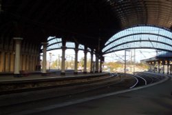 Other end of York Railway Station Wallpaper