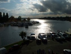 Oulton Broad at dusk Wallpaper