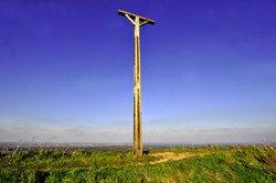 Coombe Gibbet, near Inkpen, Berkshire. Wallpaper