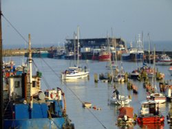 Bridlington harbour Wallpaper