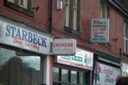 Chinese Takeaway Sign in Harrogate Wallpaper