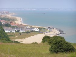 View towards Kingsdown. Wallpaper