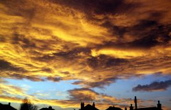 Sunset over Kirkstall Wallpaper