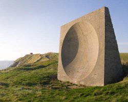 Sound Mirror on Abbots Cliff near Dover Wallpaper