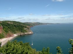 Sea front at Babbacombe Wallpaper