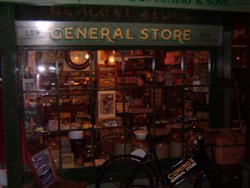 Victorian General Stores at Bygones in Babbacombe. Wallpaper