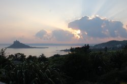 Sunset at St Michaels Mount