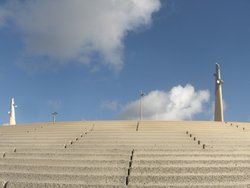 Cleveleys - the new sea front - from the beach - October 2008 Wallpaper