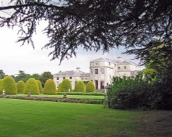 The garden front of Shugborough Hall Wallpaper