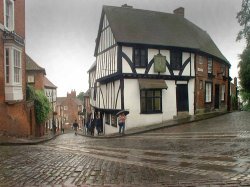 Steep Hill, Lincoln Wallpaper