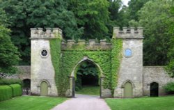 Gothick gateway to Stourton House Wallpaper