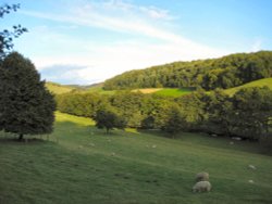 A peaceful autumn day in Ellerburn North Yorkshire Wallpaper