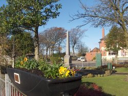 Freckleton - the Memorial Gardens on a beautiful November day........... Wallpaper