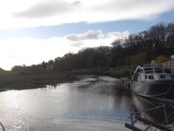 Freckleton - down by the river.... at boatyard #2 Wallpaper