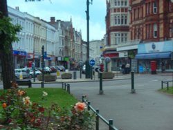 Bournemouth from Old Christchurch Road. Wallpaper