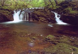 Waterfall stream Wallpaper