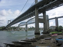 The Tamar Road and Rail Bridges Wallpaper