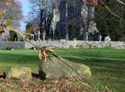 All that remains of the Alfriston stone circle Wallpaper