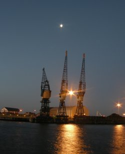 Dock cranes