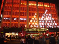 Christmas in Oxford street Wallpaper