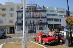 Cowes Promenade near the Yachting Club Wallpaper